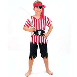 Pirate Boy Fancy Dress Costume (child size)   Large [Kitchen & Home]