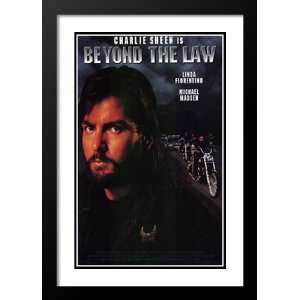  Beyond the Law 20x26 Framed and Double Matted Movie Poster 