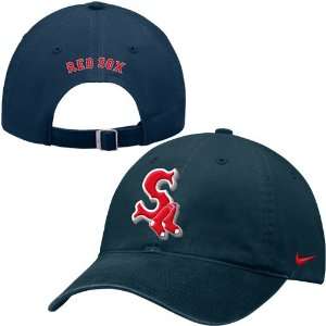  Nike Boston Red Sox Navy Ligature Stadium Hat Sports 
