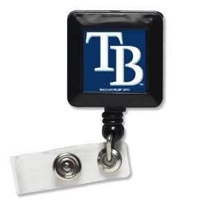  TAMPA BAY RAYS RETRACTABLE BADGE HOLDER KEYCHAIN: Sports 