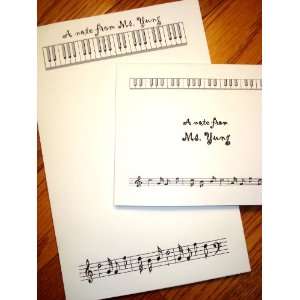  Personalized Notepad & Thank You Note Cards Stationery Set 
