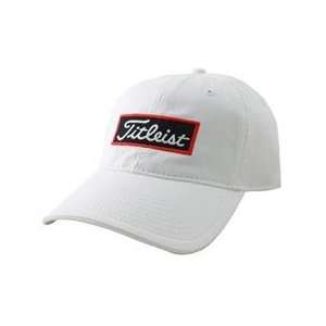  Titleist Personalized Woven Label Hat   2012   White 