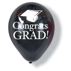  Congrats Grad Latex Party Balloons   Black Health 