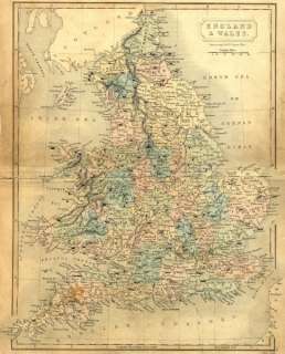 Title of Map: England & Wales