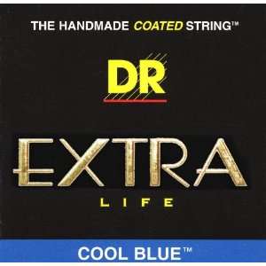  DR Strings COOL BLUE COATED ELECTRIC STRINGS MEDIUM (10 46 