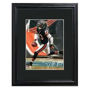 Personalized NFL Autographed Print   Chicago Bears   Devon Hester 