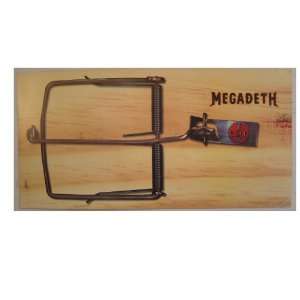   Megadeth Poster 2 Sided Risk Mouse Trap Album Covers 
