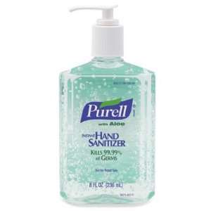 Gojo   Purell Instant Hand Sanitizers W/Aloe 8 Oz. Pump Purellw/Aloe 