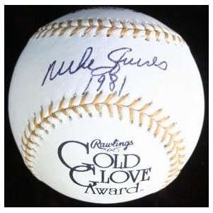  White Sox Mike Squires Autographed Rawlings Gold Glove 