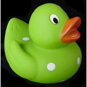  Mini Green Polka Dot Rubber Ducky: Everything Else