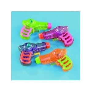  12 neon water squirt guns Toys & Games