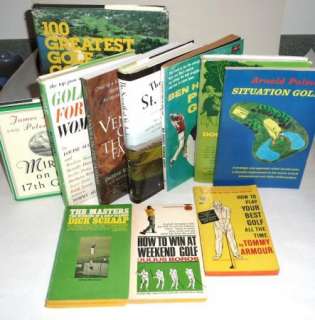 GOLF BOOKS   Nice Lot of Eleven from 1948   2007  