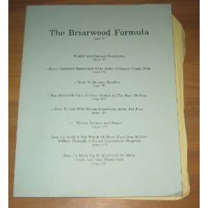   The Briarwood Formula By Dan Collins Horse Racing 