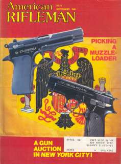 1981 American Rifleman Magazine: Pick Muzzle Loader  