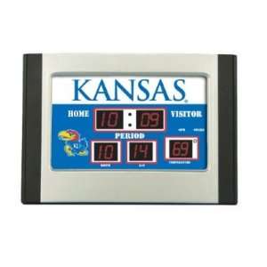   Scoreboard Desk Clock  U Of Kansas   NCAA College Athletics Fan Shop