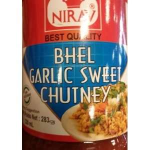 Nirav Bhel Garlic Sweet Chutney:  Grocery & Gourmet Food