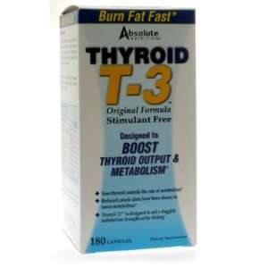  Absolute Nutrition   Thyroid T 3 Radical Metabolic Booster 