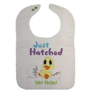  Personalized Easter Baby Bib   Just Hatched: Baby