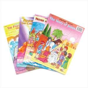  BIBLE STORY TRAY PUZZLES: Home & Kitchen