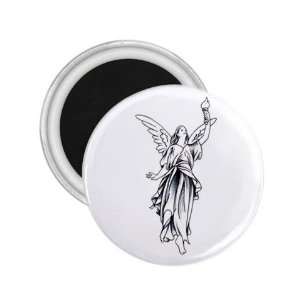  NEW Tattoo Angel God Fridge Souvenir Magnet 2.25 