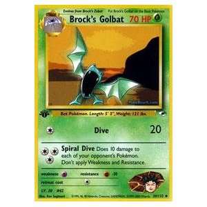  Pokemon   Brocks Golbat (39)   Gym Heroes Toys & Games