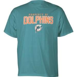    Miami Dolphins Reebok Property Of T Shirt: Sports & Outdoors