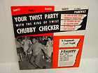 CHUBBY CHECKER Your Twist Party With The King LP P 7007 R G C VG EX 