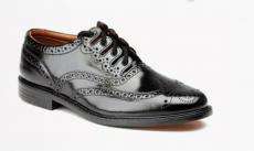 Ghillie Brogues Men Scottish Made Thistle Shoe Black 11  