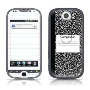  Composition Notebook Design Protective Skin Decal Sticker for HTC 