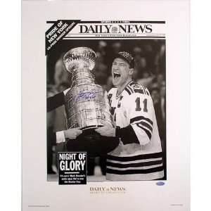 Mark Messier Autographed Replica Daily News Cover 94 Cup  