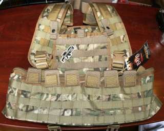 BDS Tactical Simple Stacker Chest Rig MOLLE Vest TAN  