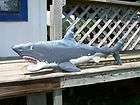 Huge Great White Shark Chainsaw Carving Surf Beach Art