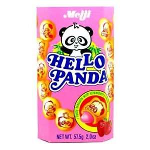 Hello Panda Strawberry Biscuits   2 Oz
