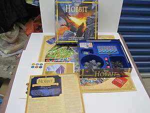 THE LORD OF THE RINGS THE HOBBIT Board Game EUC Defeat of the evil 