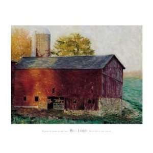  Waterford Barn in The Fall    Print: Home & Kitchen