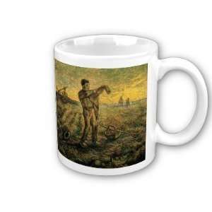 Evening the End of the Day after Millet by Vincent Van Gogh Coffee Cup