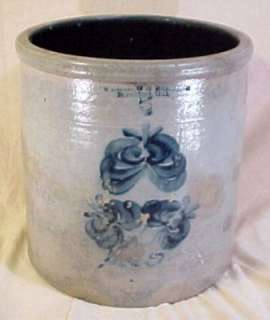 This vintage 19th Century Stoneware Crock is from WELDING & BELDING 