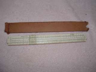 Antique Slide Rule Coyne Electrical School w Case  