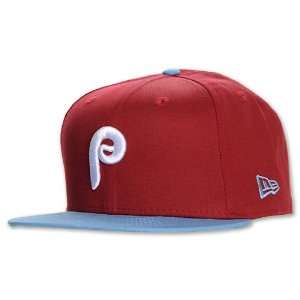 NEW ERA MLB Philadelphia Phillies Classic Snapback Hat, Red/Blue 