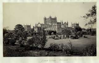 1860s PHOTO INDIA QUEENS COLLEGE BENARES BOURNE 1177  