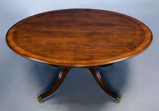 Round Oak Dining Table on Birdcage Pedestal Base  