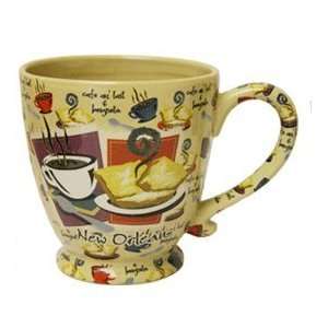  New Orleans Cafe au Lait and Beignets Coffee Mug Kitchen 