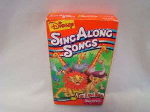 Disney Sing Along Songs Lion King Circle of Friends VHS  