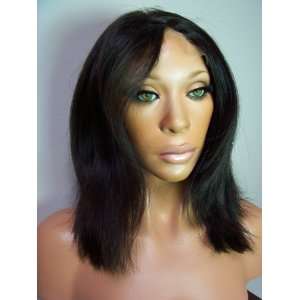  Full Lace Wig, 100% Indian Remy, Straight, 16 Inch Layered 