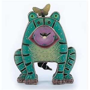  G715 Frog Pendulum Clock 6.5in