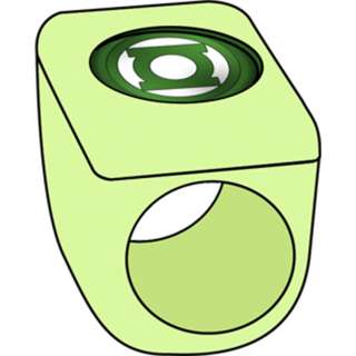 Green Lantern 16 Wristbands Mini Notebooks Glow in the Dark Rings 