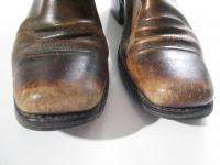Vintage DINGO Cowboy Boots Mens Brown Leather 8D 8 D  
