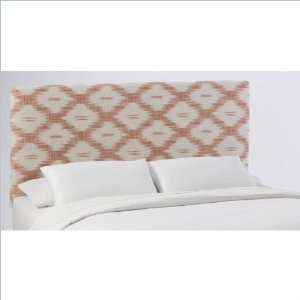  Queen Skyline Santa Fe Red Upholstered Slipcover Headboard 