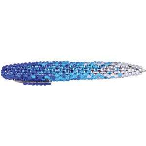  4.5 Blue Bling Pen Case Pack 5