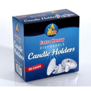  2 Packs of50 disposable candle holders: Home Improvement